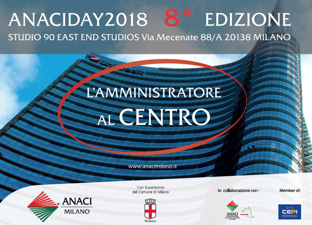 Anaci Day 2018 | 8° edizione: L'amministratore al centro | CEI GROUP | ceigroup.it